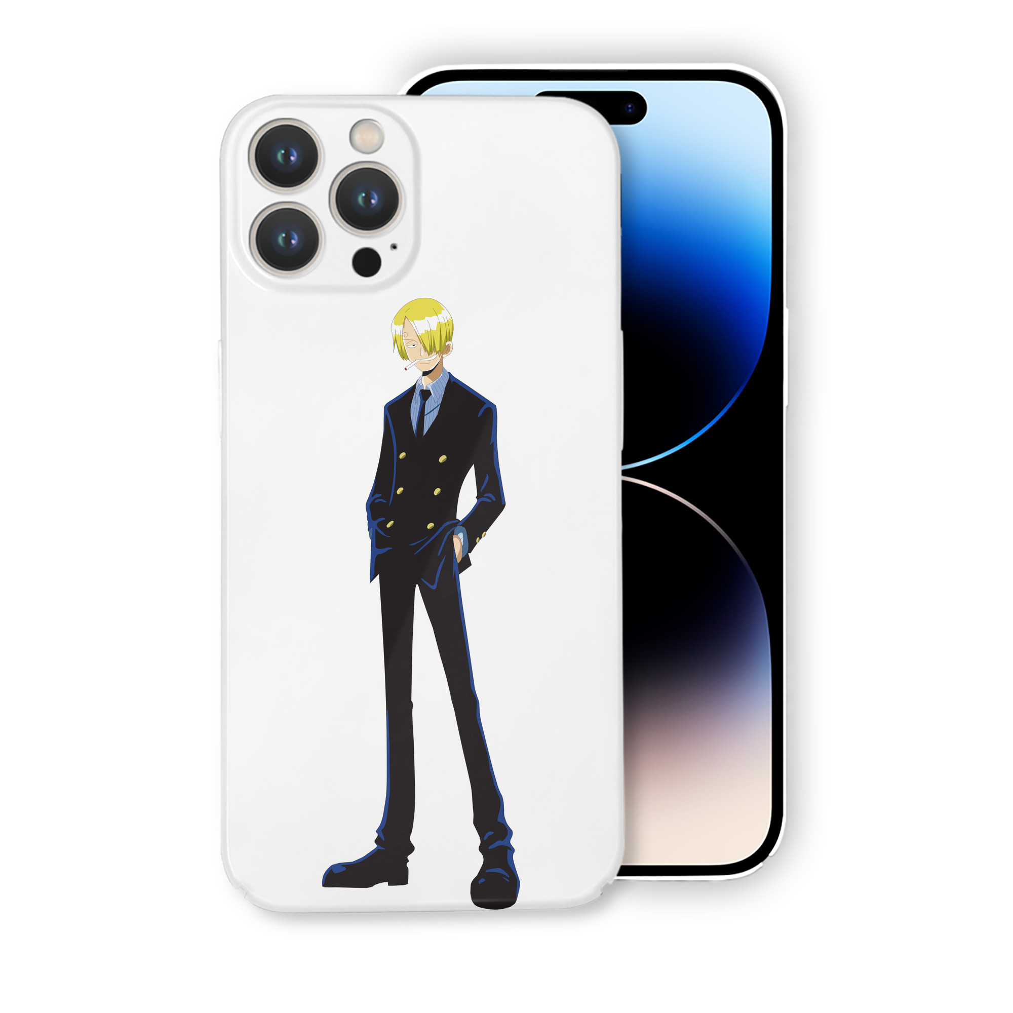 （画像用） ワンピース サンジ ONE PIECE Sanji 【iPhone 14シリーズ対応】ハードケース